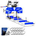 BILT HARD 22" Portable Sawmill with 9HP 270cc Ducar Engine | Includes 10 Saw Blades