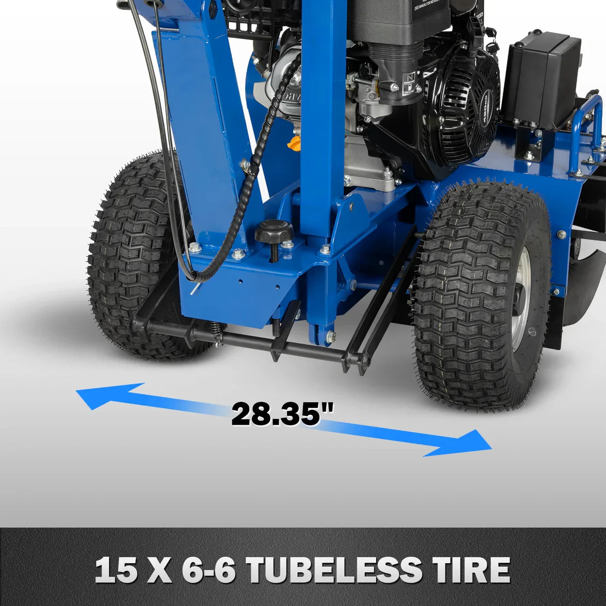 24-Inch Walk-Behind Trencher – 15HP 420cc Ducar Gas Engine, Electric Start