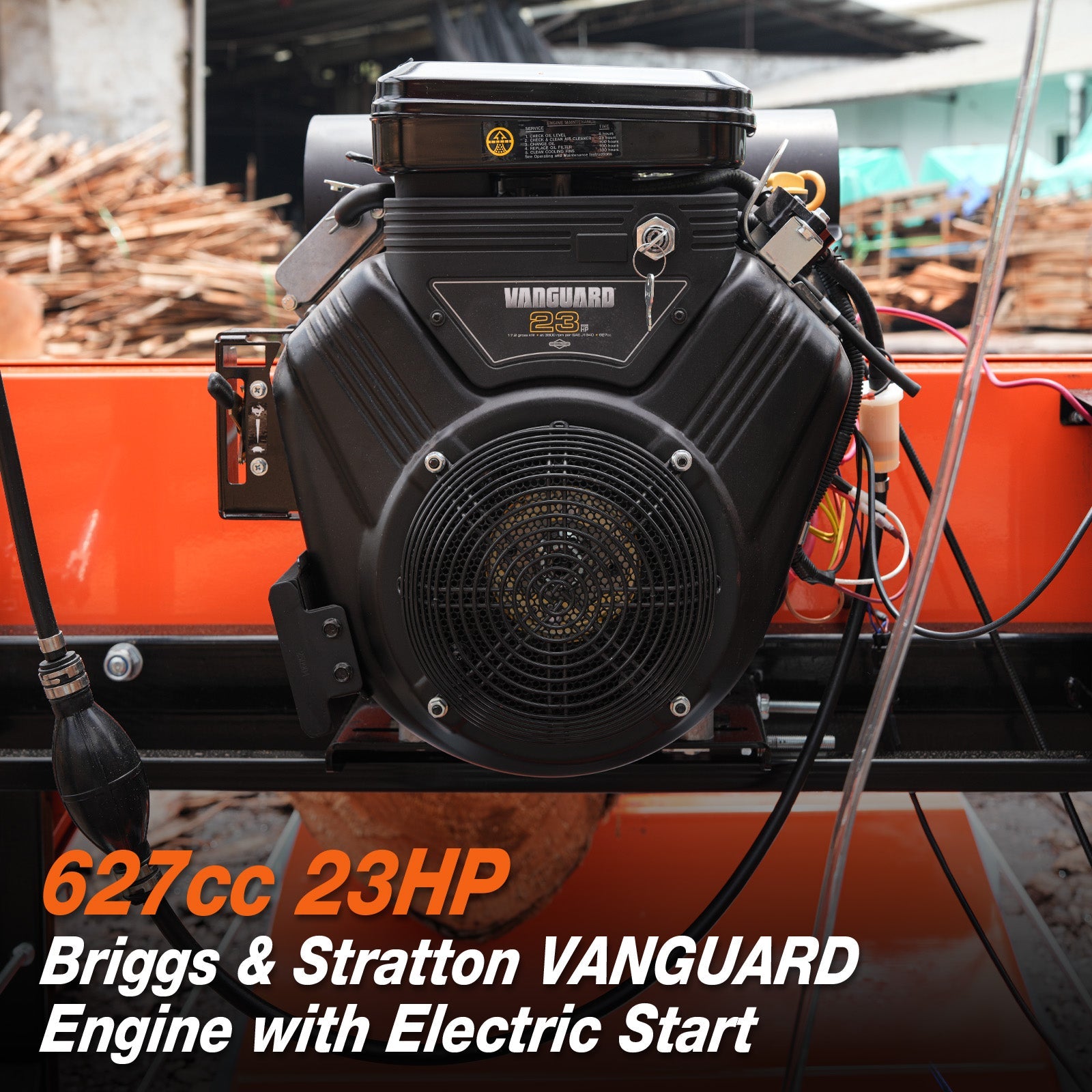 BILT HARD 36-Inch Portable Sawmill with 23HP Vanguard V-Twin Engine
