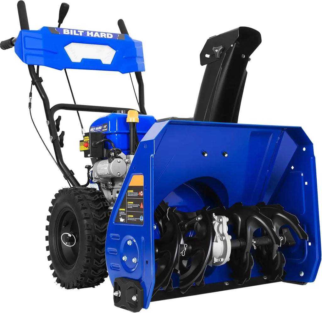 24" Gas Powered Snow Blower 212cc Engine with Electric Start 2-Stage Self-Propelled