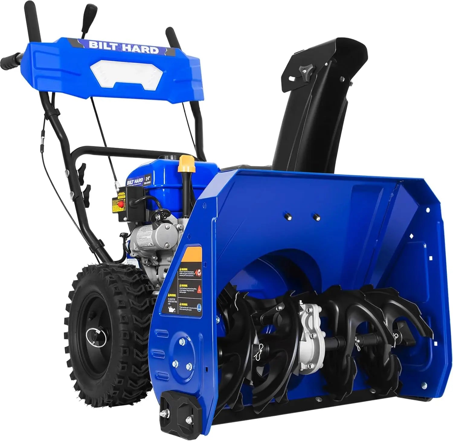 24" Gas Powered Snow Blower 212cc Engine with Electric Start 2-Stage Self-Propelled
