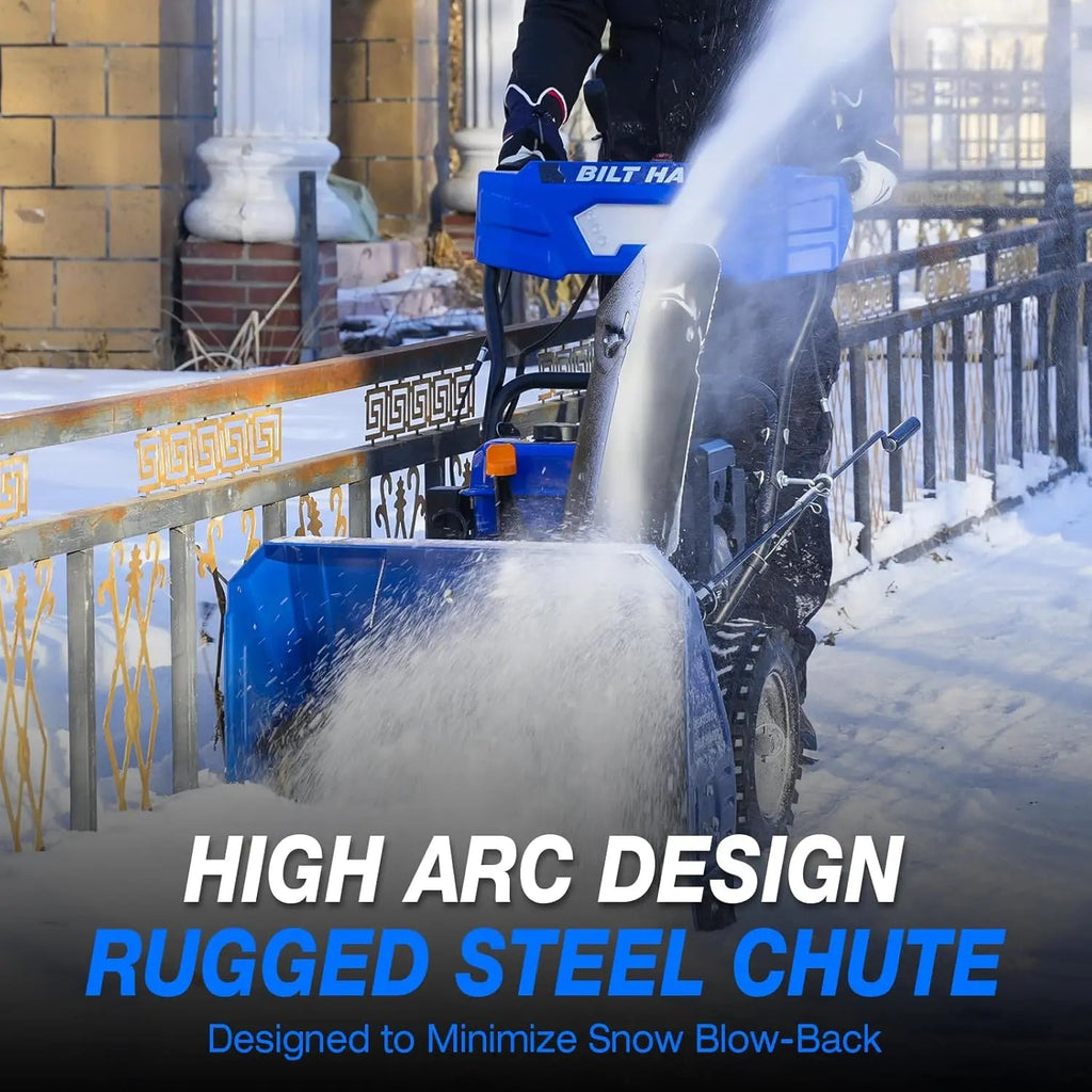 24" Gas Powered Snow Blower 212cc Engine with Electric Start 2-Stage Self-Propelled