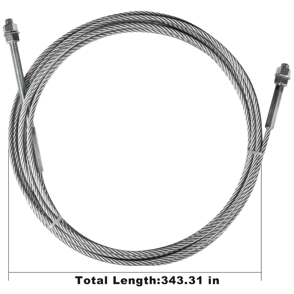 2 Pcs Heavy Duty Equalizer Cable Fits 11000lb 2-Post Lifts