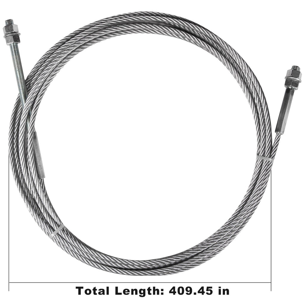 2 Pcs Heavy Duty Equalizer Cable Fits 10000lb 2-Post Lifts