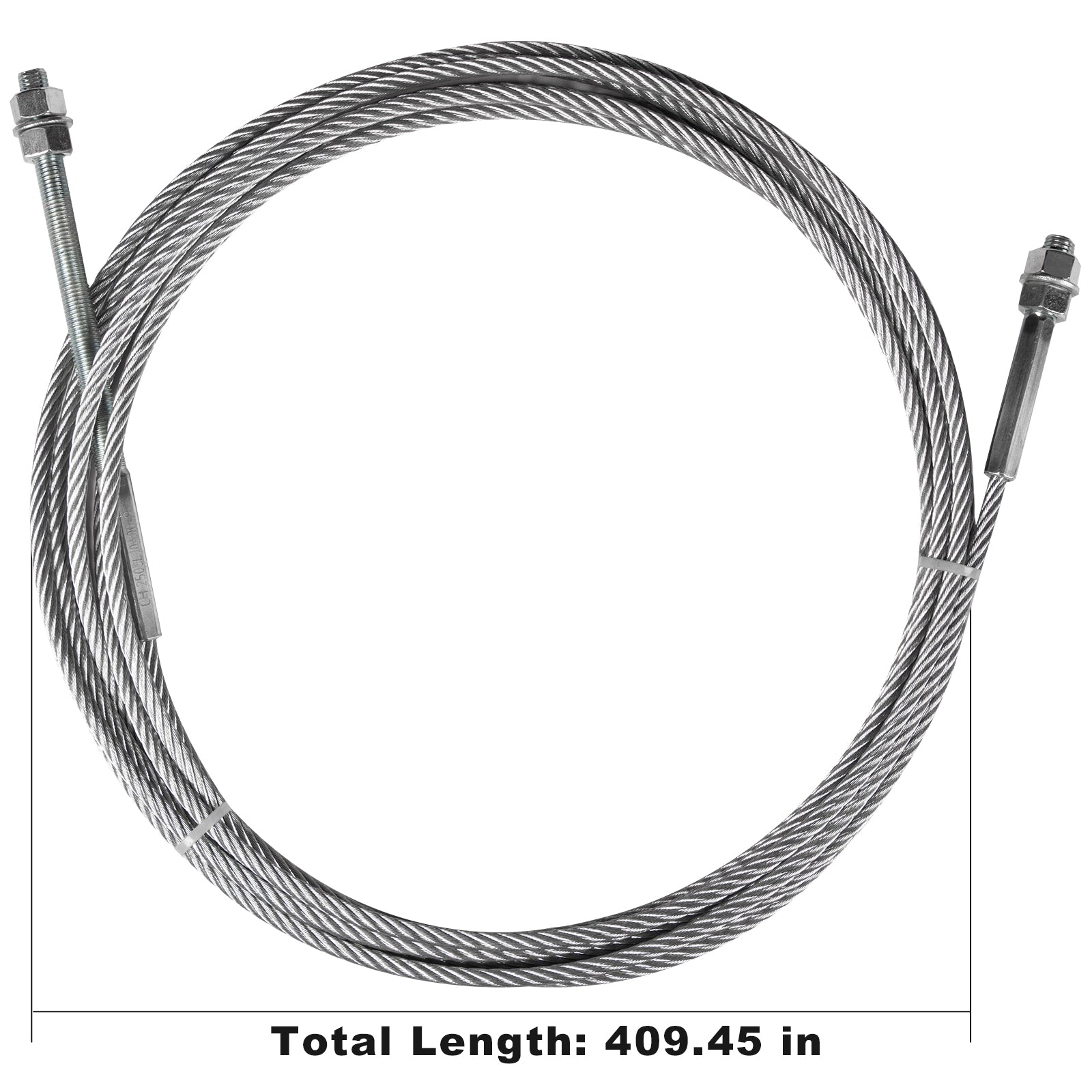 2 Pcs Heavy Duty Equalizer Cable Fits 10000lb 2-Post Lifts