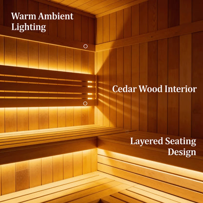 Panoramic Outdoor Luxury Steam Sauna