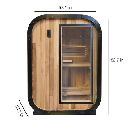 Panoramic Outdoor Luxury Steam Sauna