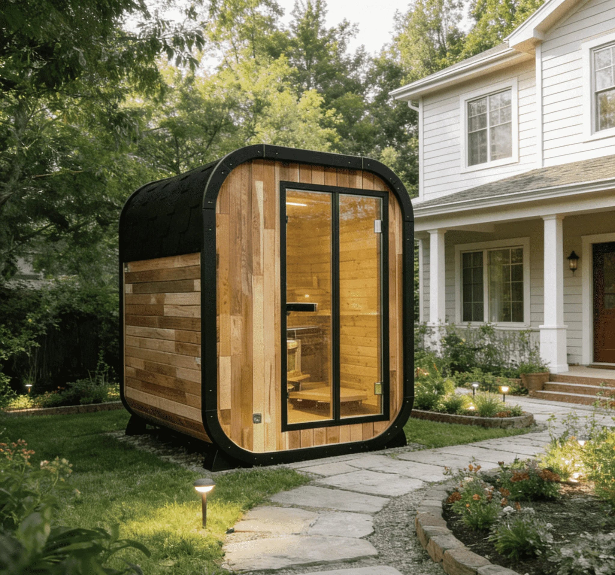 Panoramic Outdoor Luxury Steam Sauna