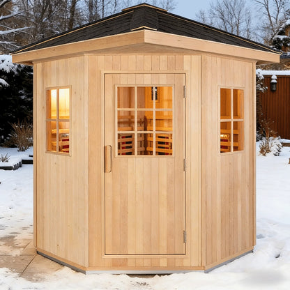 Panoramic Outdoor Luxury Steam Sauna