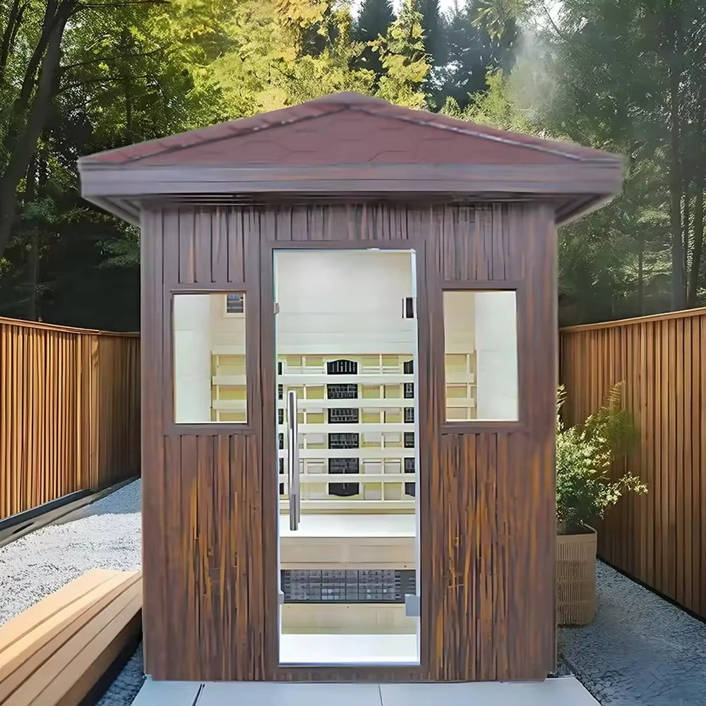 Panoramic Outdoor Luxury Steam Sauna