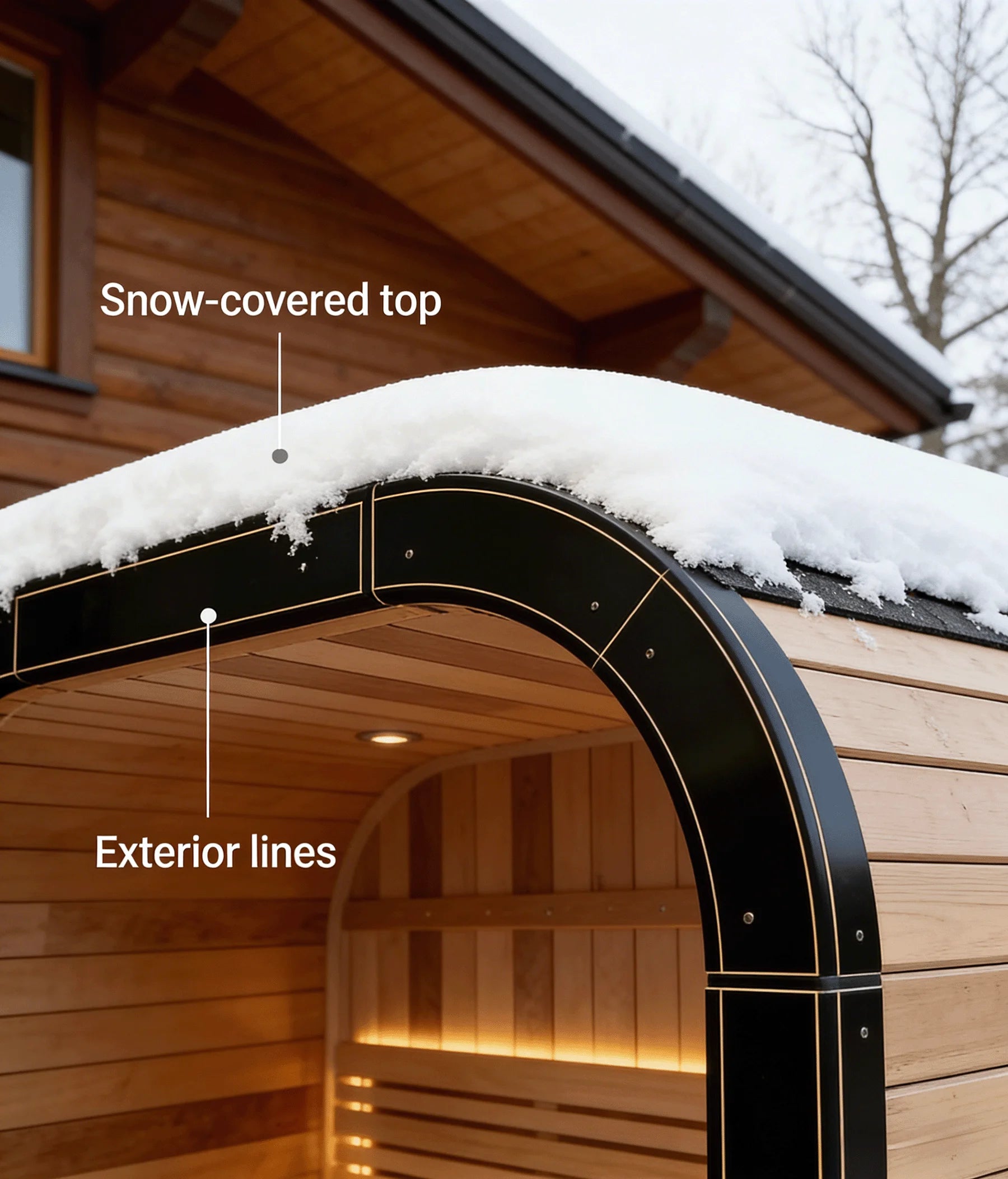 Panoramic Outdoor Luxury Steam Sauna