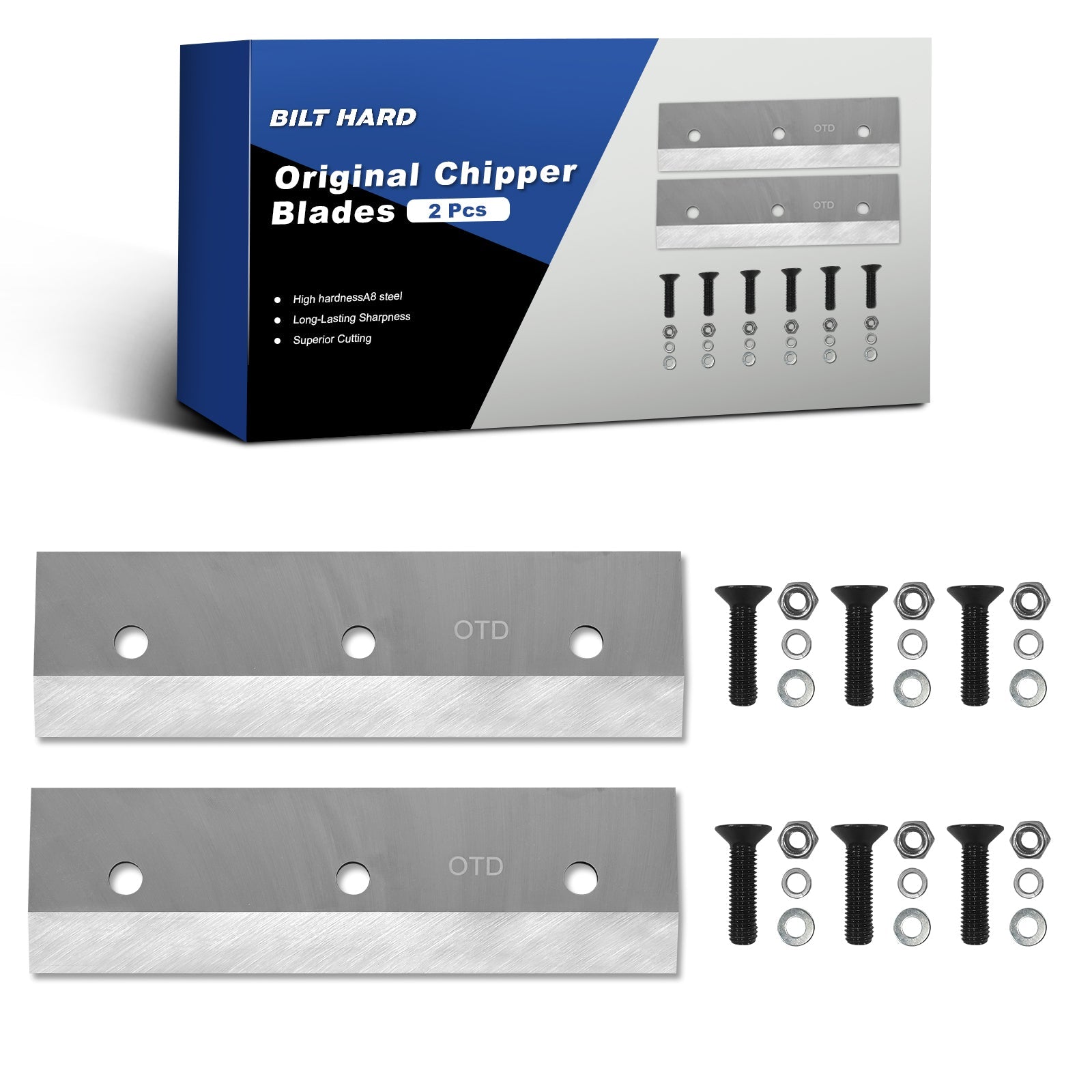 ( 1 Pack / 2 Pcs ) Blade for 5 inch Wood Chipper