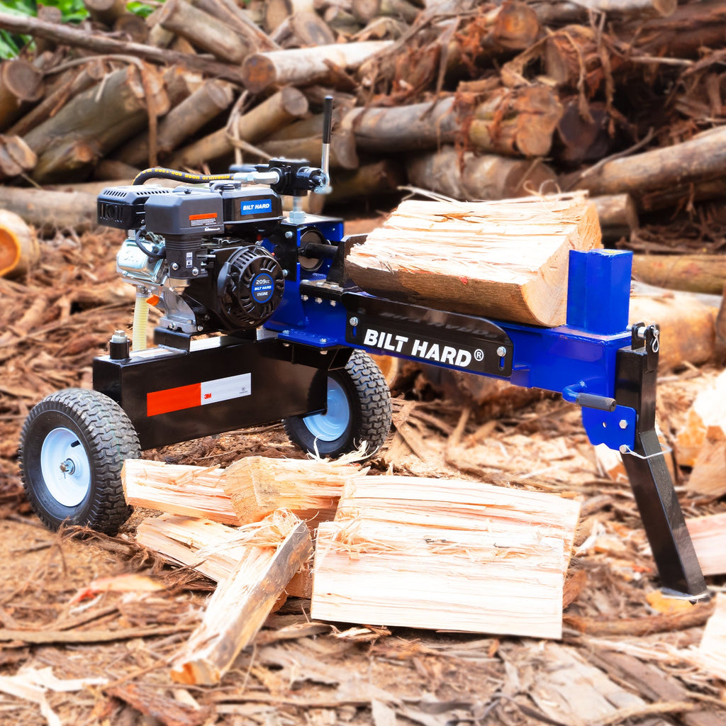 LOG-X Series 22-Ton Gas Log Splitter: 209cc Engine, 7-Second Cycle