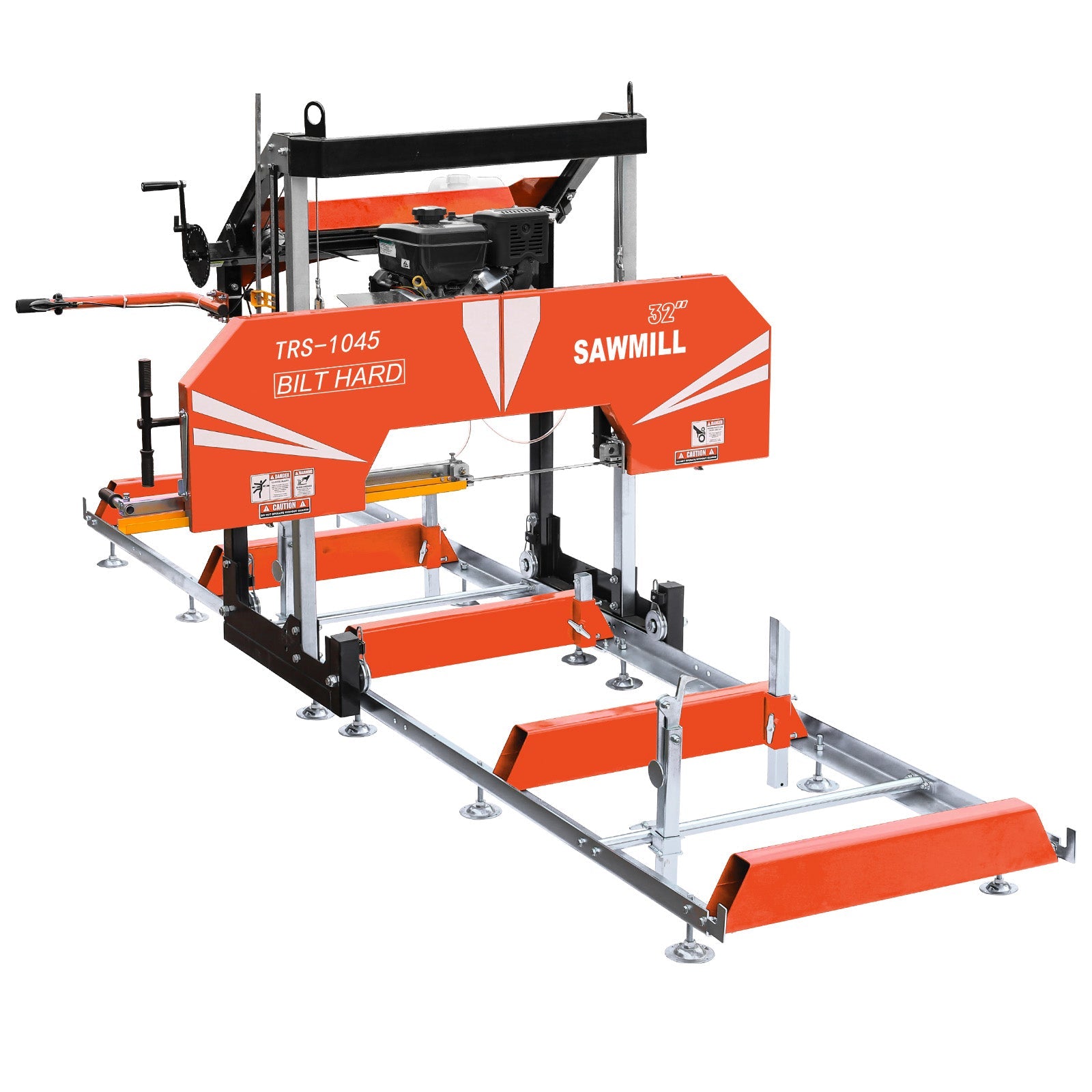 BILT HARD 32" Portable Sawmill, 14HP 408cc Briggs & Stratton Vanguard E-Start Engine, 32" Log Capacity, 28.7" Board Width