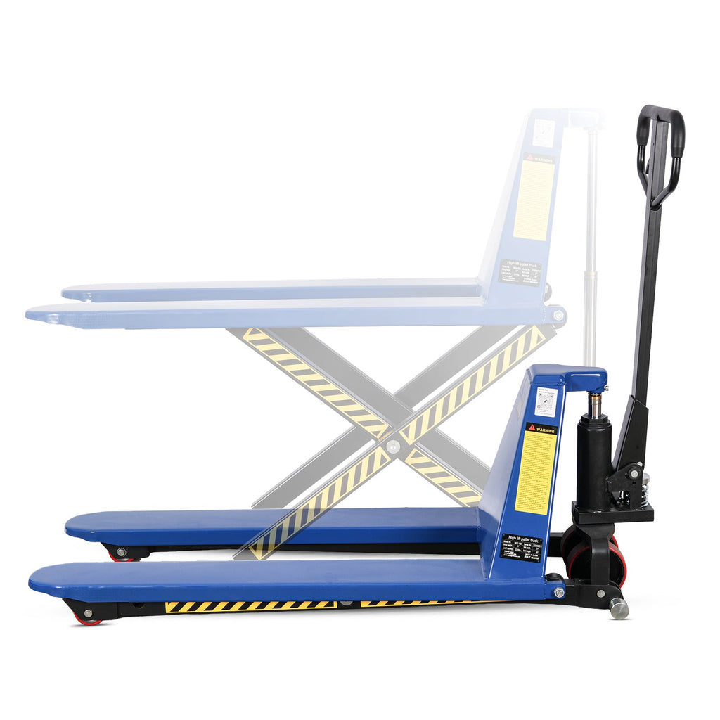 BILT HARD 2,200-Lb High-Lift Pallet Jack, 31-Inch Lift Height