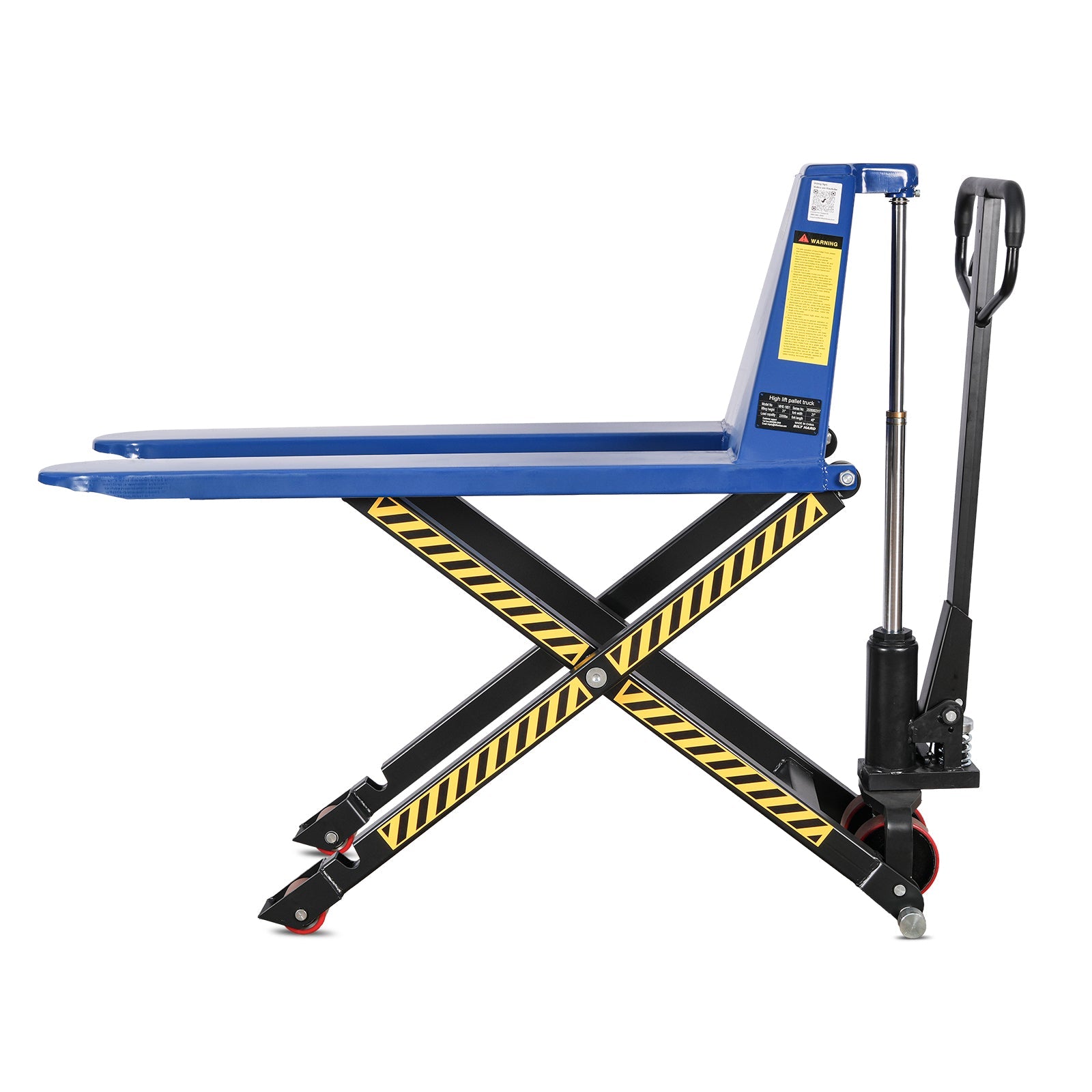 BILT HARD 2,200-Lb High-Lift Pallet Jack, 31-Inch Lift Height