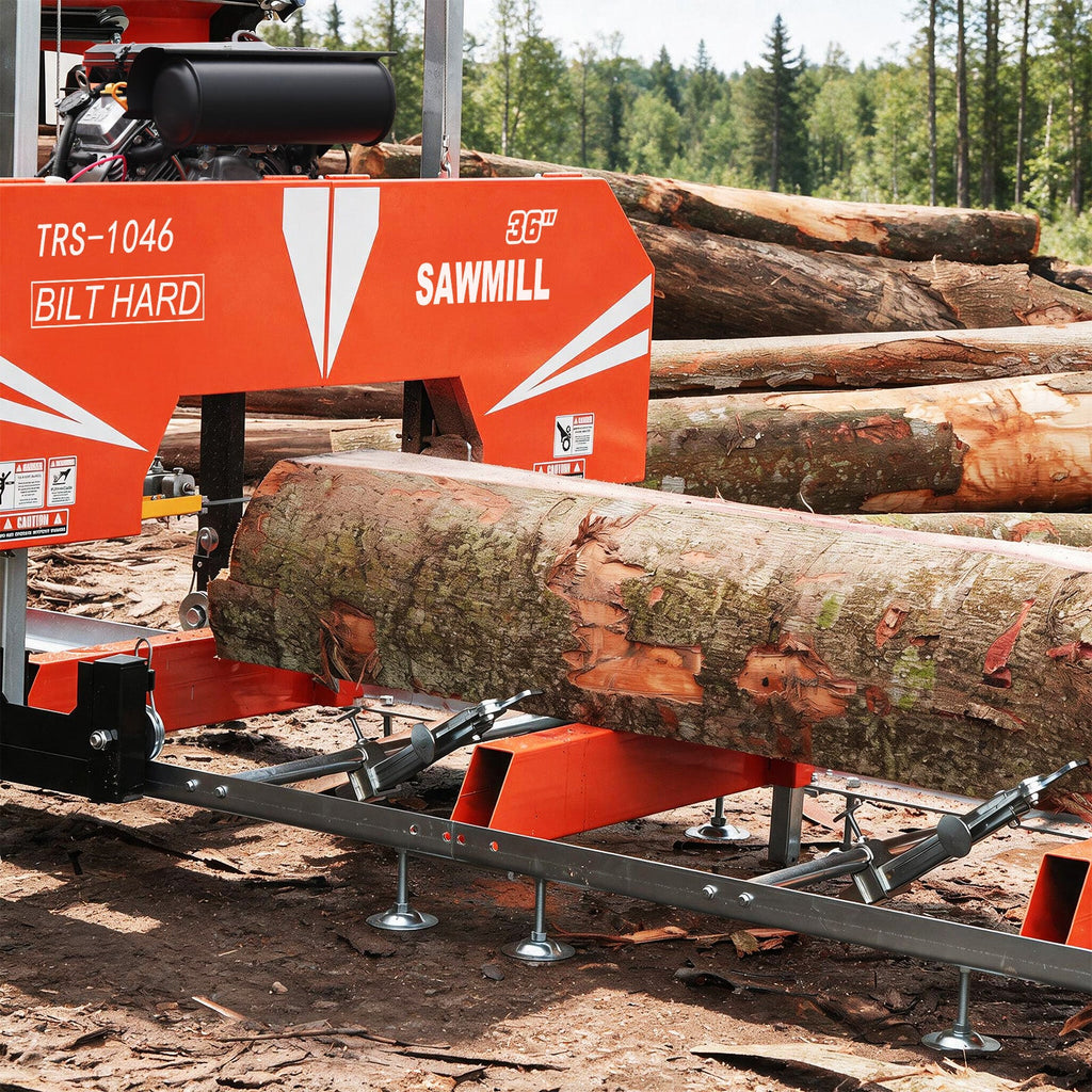 BILT HARD 36-Inch Portable Sawmill with 23HP Vanguard V-Twin Engine