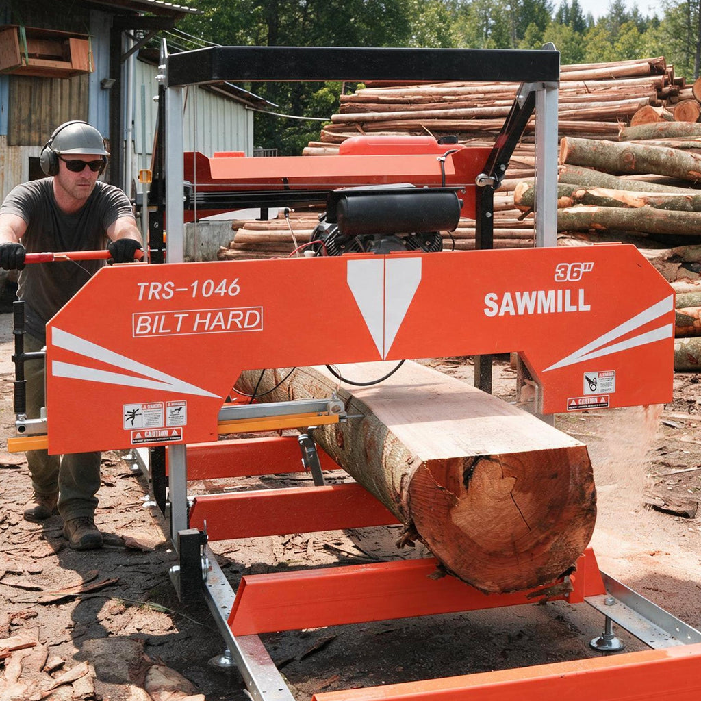 BILT HARD 36-Inch Portable Sawmill with 23HP Vanguard V-Twin Engine